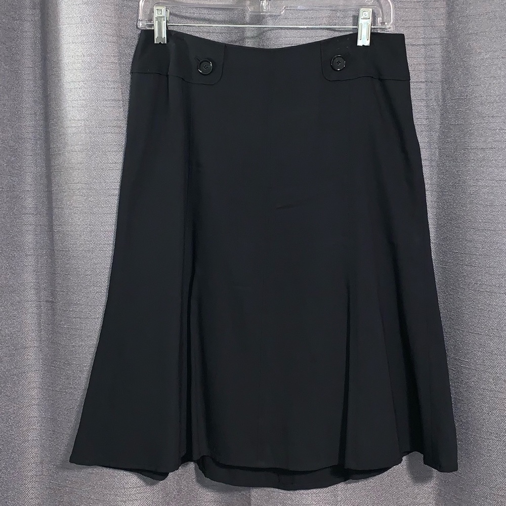 Ann Taylor Dark Navy A-Line Skirt